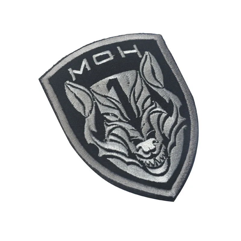 Вышивка значка Honor Meal Mohawk Wolf Skull тактика боевой дух ткань для армейской униформы