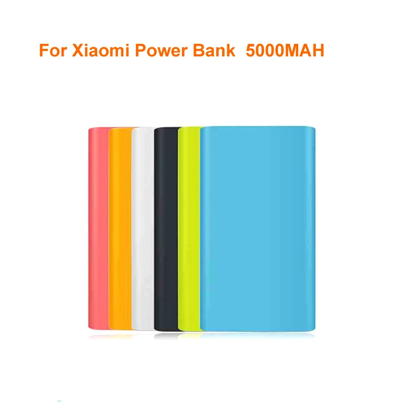 Xiaomi 5000mAh Power Bank силиконовый чехол 100% подходит для резиновый мягкий цветной Protector |