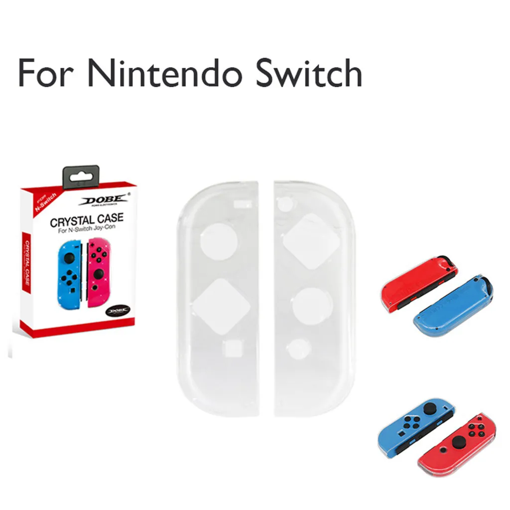 Ультратонкий защитный чехол из ТПУ для N Switch Joy Con с защитой от царапин прозрачный