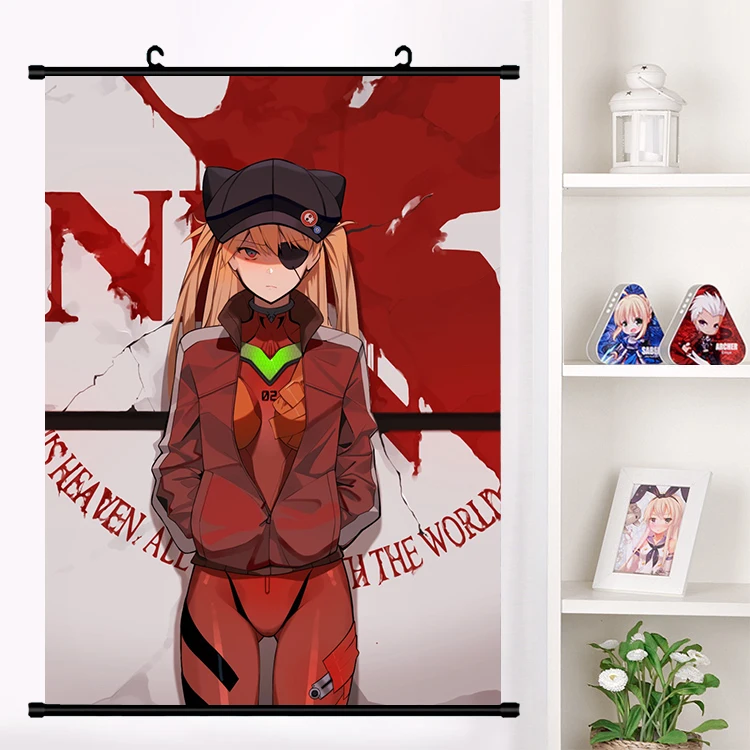 Аниме Ayanami Rei Косплэй наклейки на стену панно настенные подвесные Плакаты для