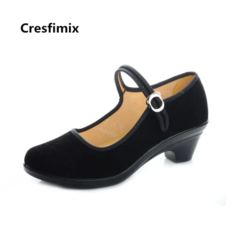 

lady casual high quality cloth buckle strap ballet dance shoes women cool comfortable black spring shoes leisure flat shoes