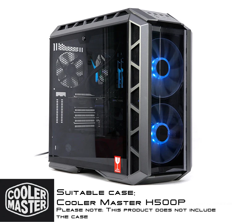 Курган H500P-SDB водные пути платы для Cooler Master H500P чехол для Intel cpu водоблок и один GPU здание