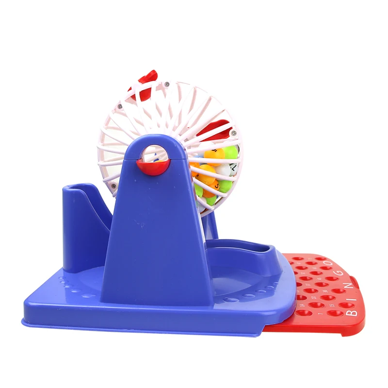 

Kids Bingo Game Set Kit Toy Lottery Machine Lottery Toy Educational Game Party Game