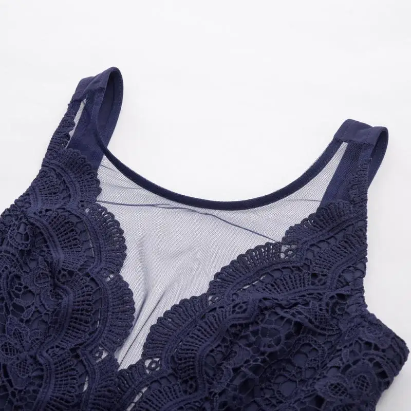 Женское платье vestido без рукавов с вырезом лодочкой из сетки в стиле пэчворк