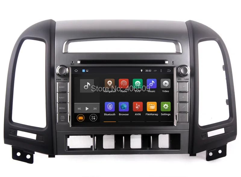 Головное устройство на Android 7 1 автомобильный DVD плеер для Hyundai Santa Fe 2006 2012 с GPS