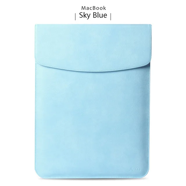 Мягкий Ультратонкий чехол из искусственной кожи для ноутбука Macbook Air Pro retina 11 12 13 15 чехол для ноутбука Macbook A1706 A1707 A1708 - Цвет: 01