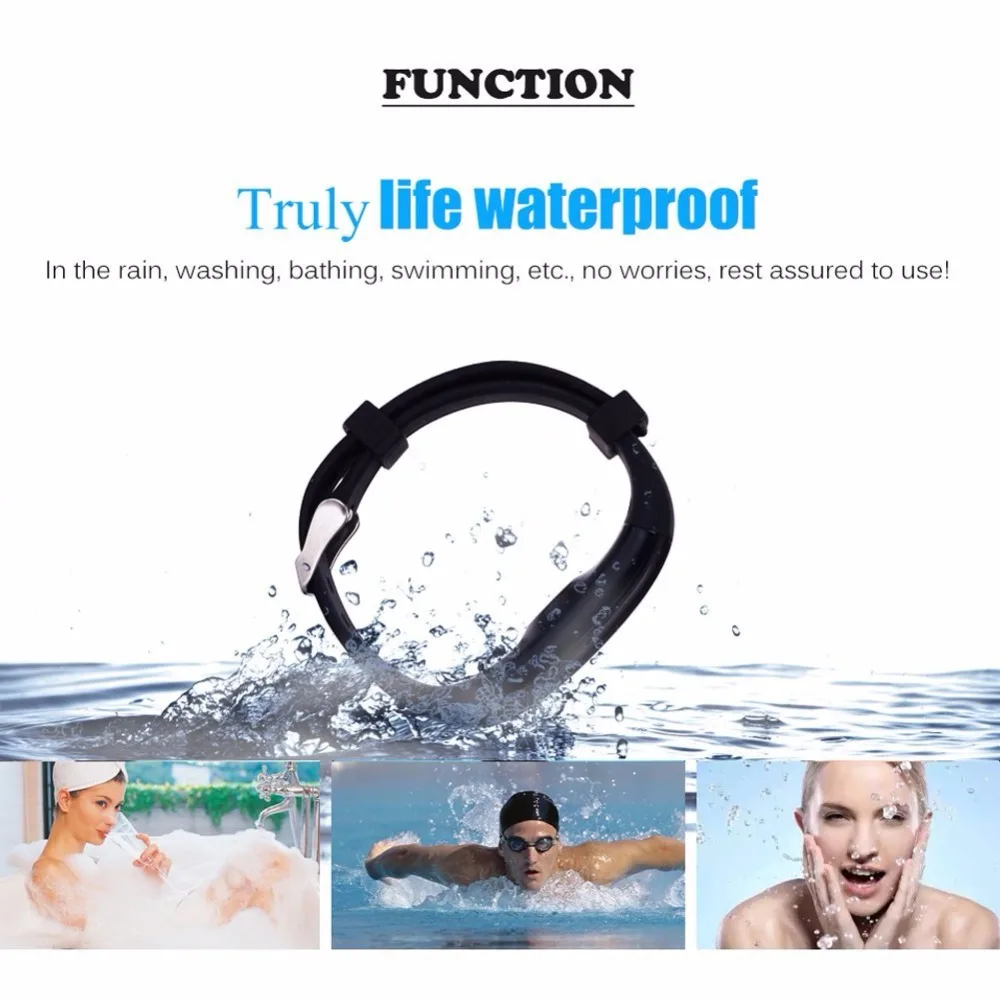 Smarcent Dfit D21 спортивный смарт-браслет Фитнес трекер активности монитор сердечного