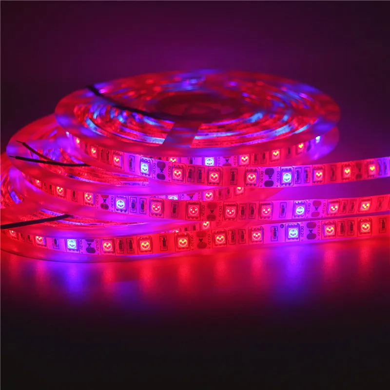 

LED Grow light Full Spectrum 5050 LED Strip light Flower Plant Phyto Growth lamps For Greenhouse Hydroponic Plant Growing DC 12V