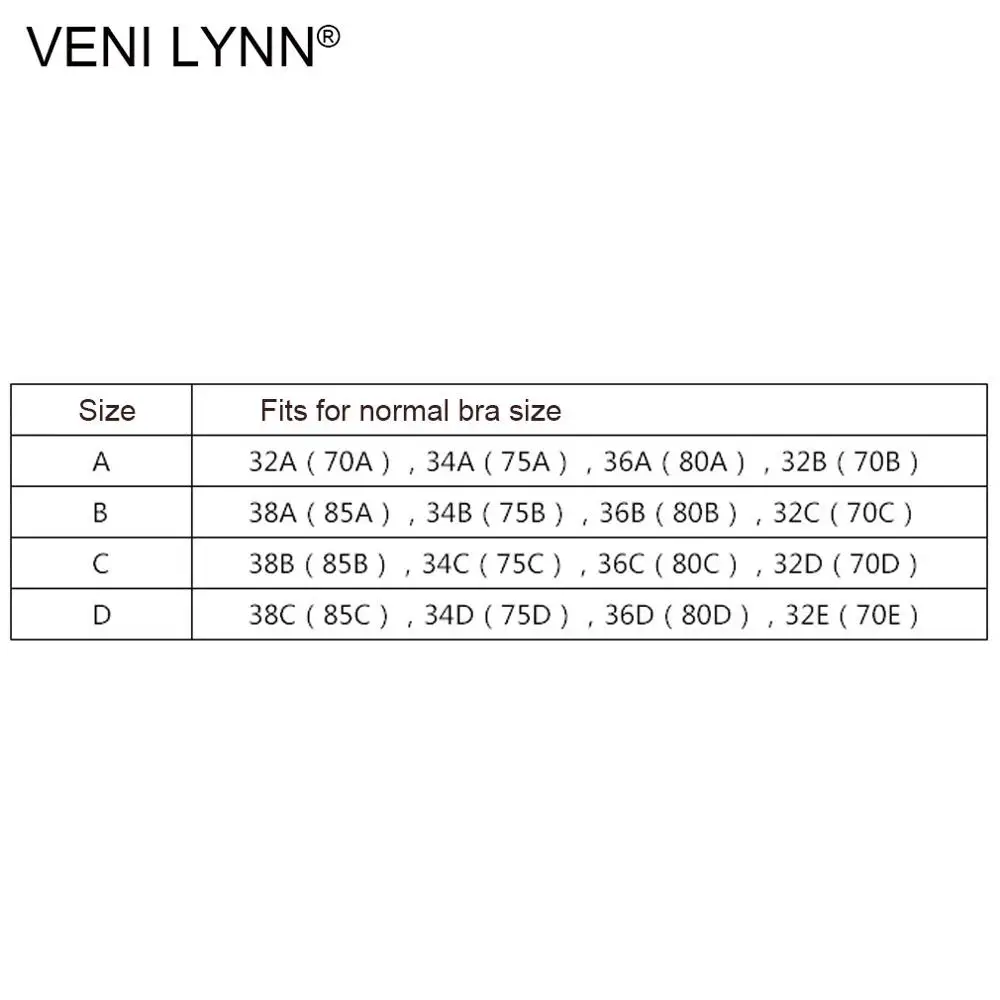 Силиконовый невидимый для сосков бюстгальтер VENI LYNN на косточках в форме
