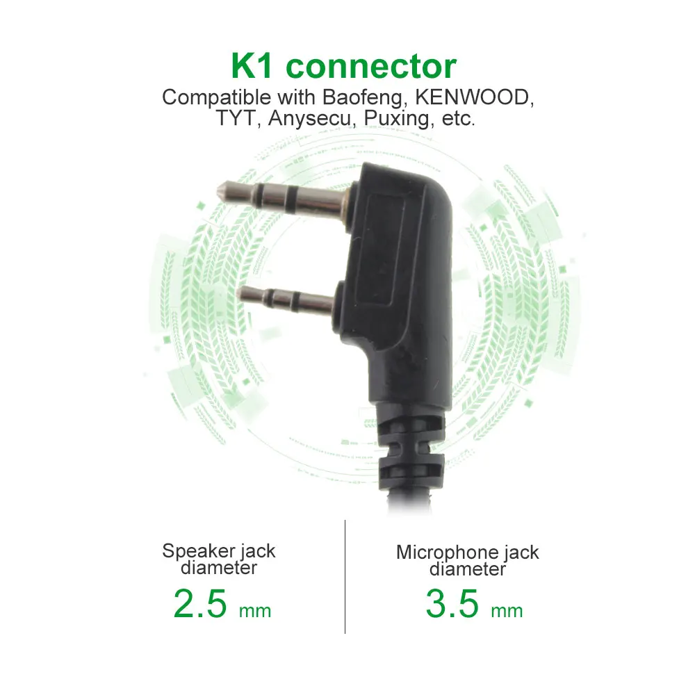 НОВАЯ Портативная колонка с микрофоном микрофон через плечо PTT для BaoFeng 5X UV 5R 82