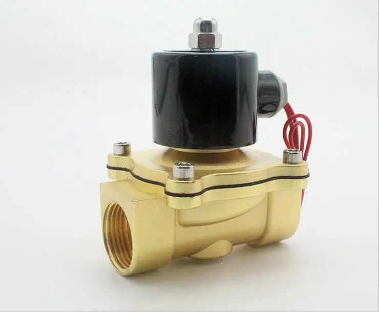 Бесплатная доставка Газ Вода Пневматический электромагнитный клапан воды