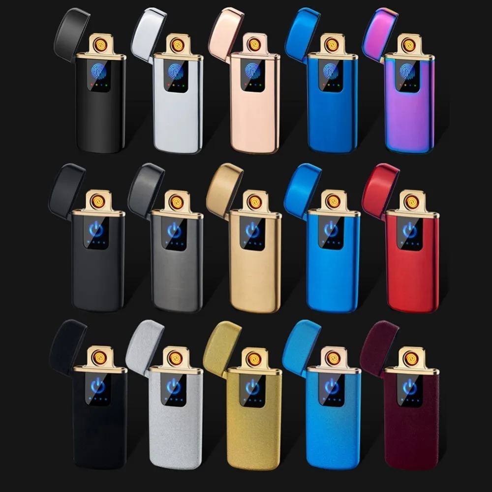 USB Зажигалка сенсорная зажигалка для курения Электронная ветрозащитная