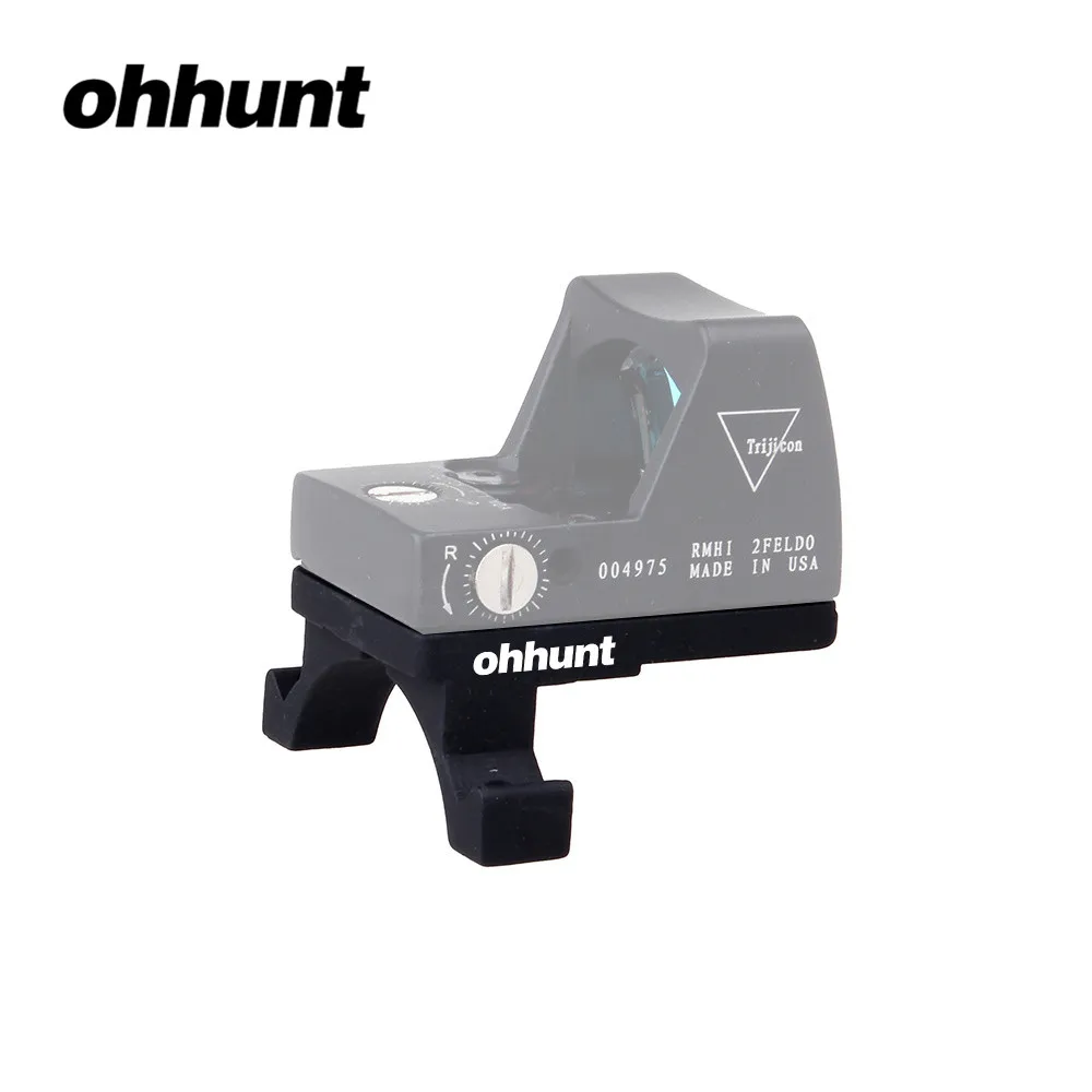 Оххант Тактический Ruggedized миниатюрный RMR красная точка Reflex Sight Mount база для