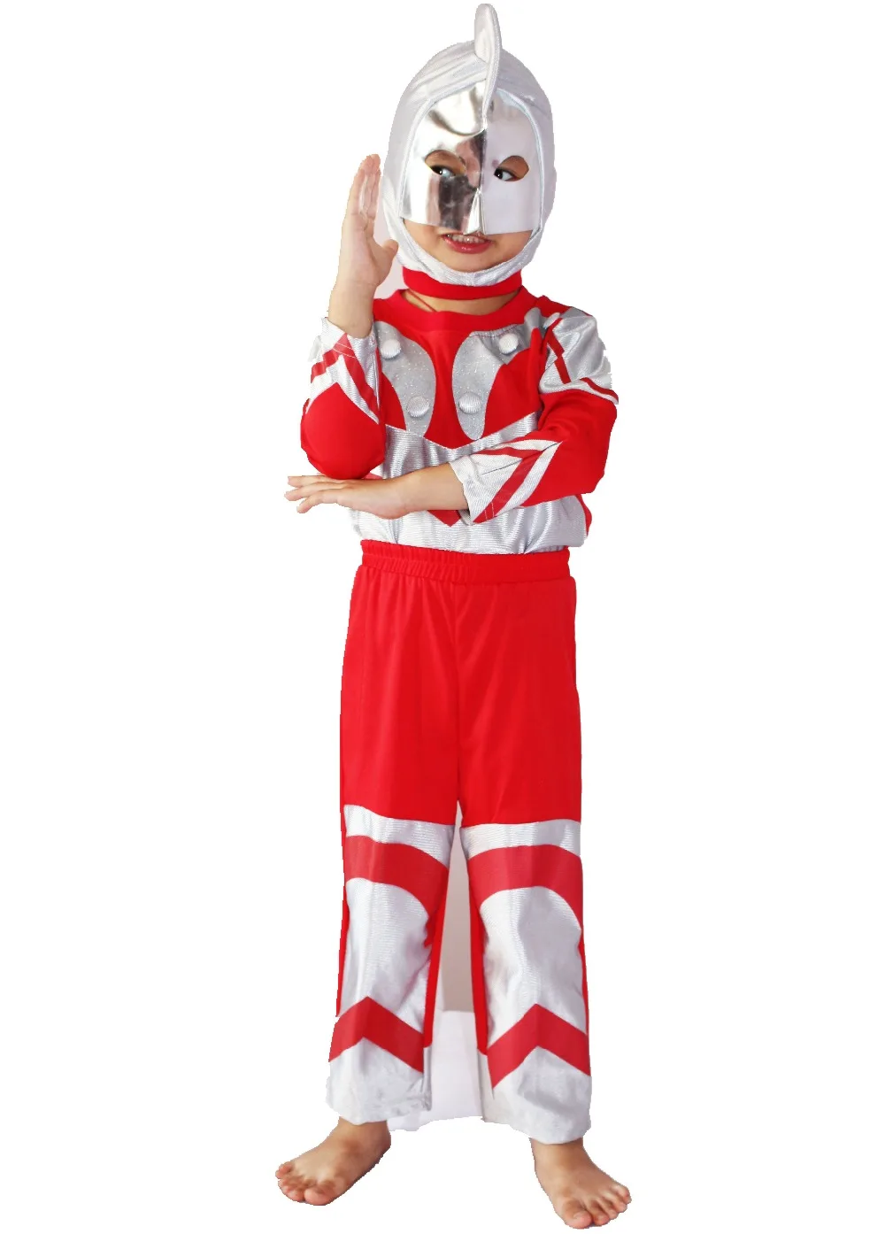 Хэллоуин малыш Ultraman play одежда и маска детская модель altman Красный Супермен Размер: S-XXL