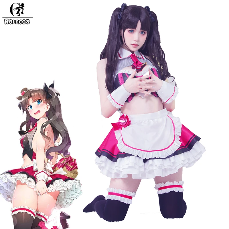 ROLECOS Новое поступление игровой FGO Косплей Костюм Tohsaka Rin День Святого Валентина