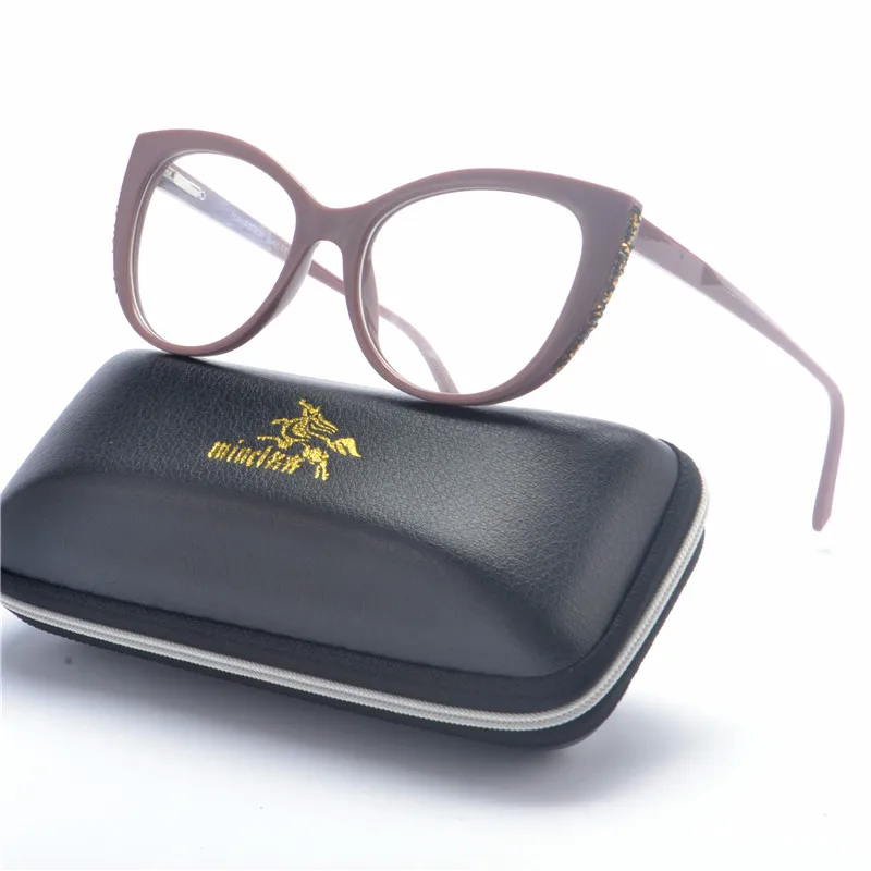 Оправа для очков в форме кошки 2018 оправа прозрачных линз женские Брендовые очки