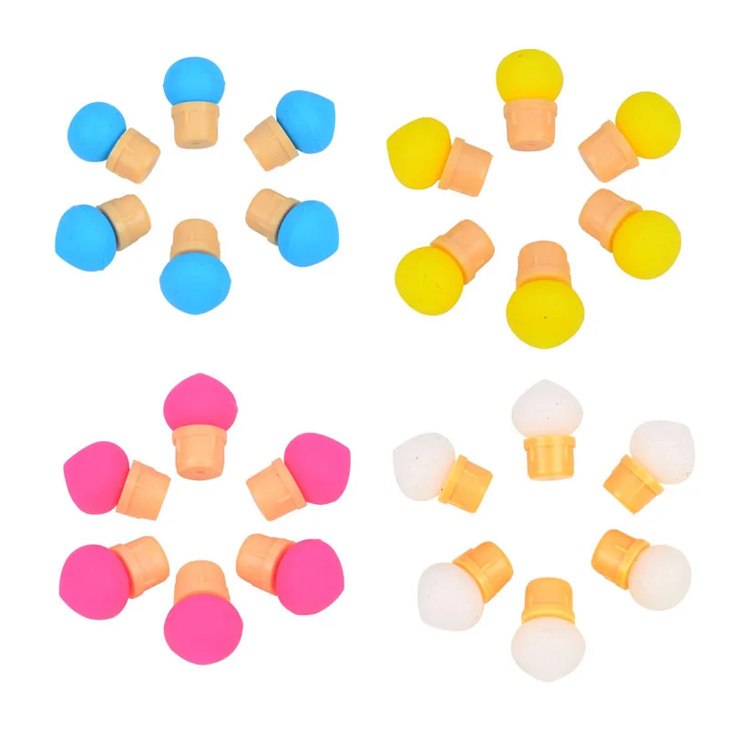 

YZWLE 2PCS Pro Reusable Double Gradient Silicone Nail Art Decor Brush Replaceable Blooming Printing UV Gel Nail Silicone
