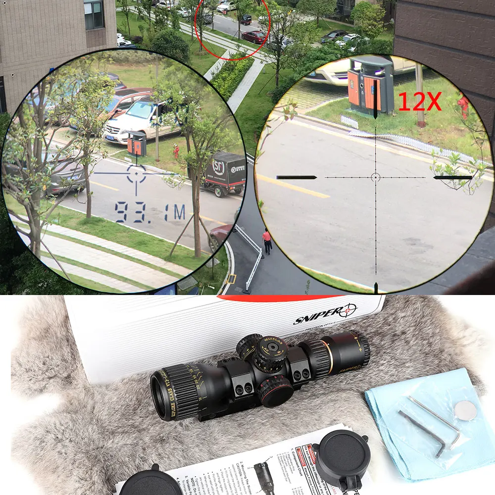 Снайпер VT 3 12X32 компактный первый фокусный самолет Охотничья винтовка область