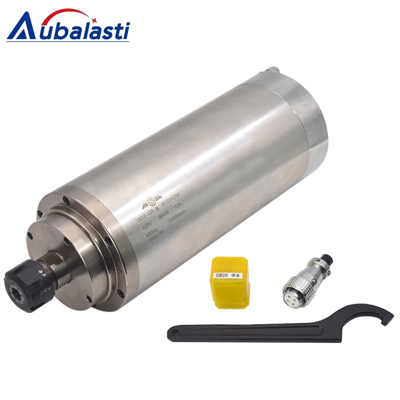 CNC 6KW шпинделя водяного охлаждения GDZ 125 220 380V деревянный Гравировальный