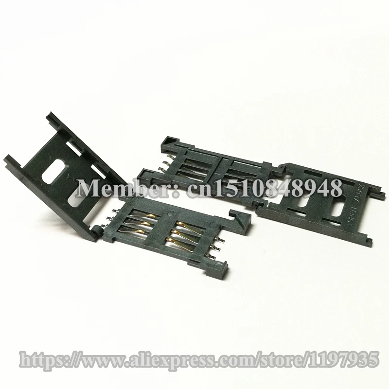2 54 6PIN слот для sim карты с поддержкой SIM908 SIM900 SIM5320 SIM800E держатель 6P SMT|smt|smt |