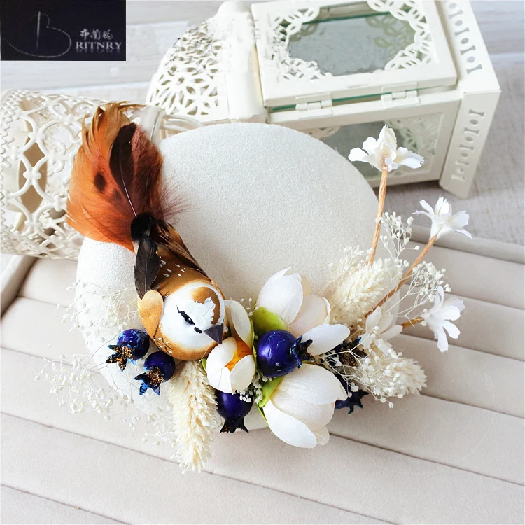 Винтажная шляпа для свадьбы женская свадебной вечеринки аксессуары | Свадьбы и