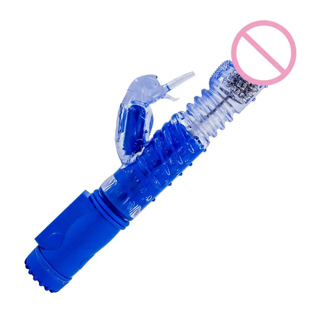 USB зарядка 5 режимов вибрации G Spot кролик вибратор с заячьими ушками для
