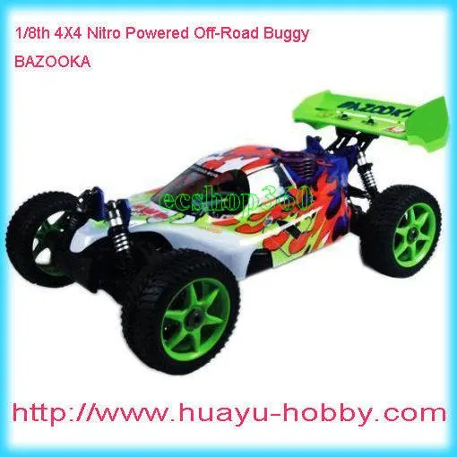 Гранатомет 1/8th 4WD деталь нитро двигателя Himoto Redcat приведенный в действие