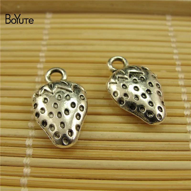 BoYuTe (100 шт./лот) тибетская серебряная клубника Роза Кукуруза чайник Lotus Conch