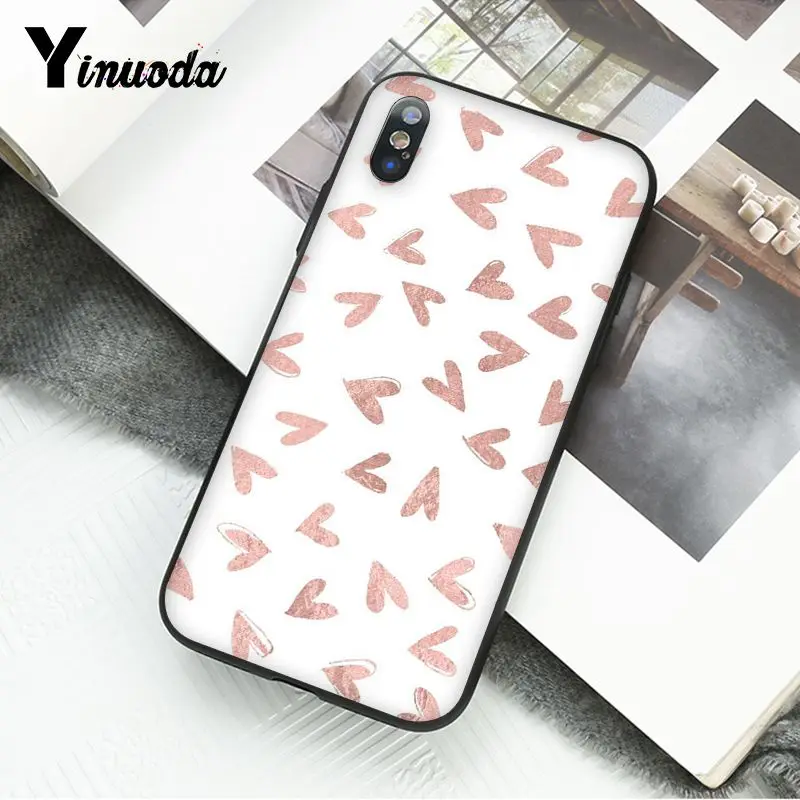 Золотистый розовый блестящий Мраморный чехол для телефона iphone 12 11 Pro Max 6S 6plus 7 8plus X