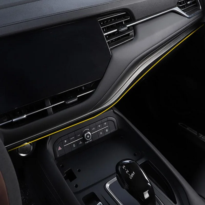 Tonlinker Внутренняя Крышка центральной консоли автомобиля наклейки для Haval F7/F7X-19 Автомобиль Стайлинг 3 шт. крышка из нержавеющей стали наклейки