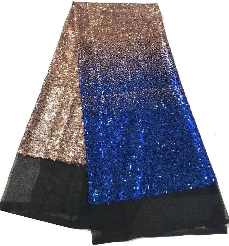 Gorgeous Luxurious Newest embroidered Mesh Tulle fabric 2018 With sequins Factory price Nigerian lace fabrics High quality | Дом и сад