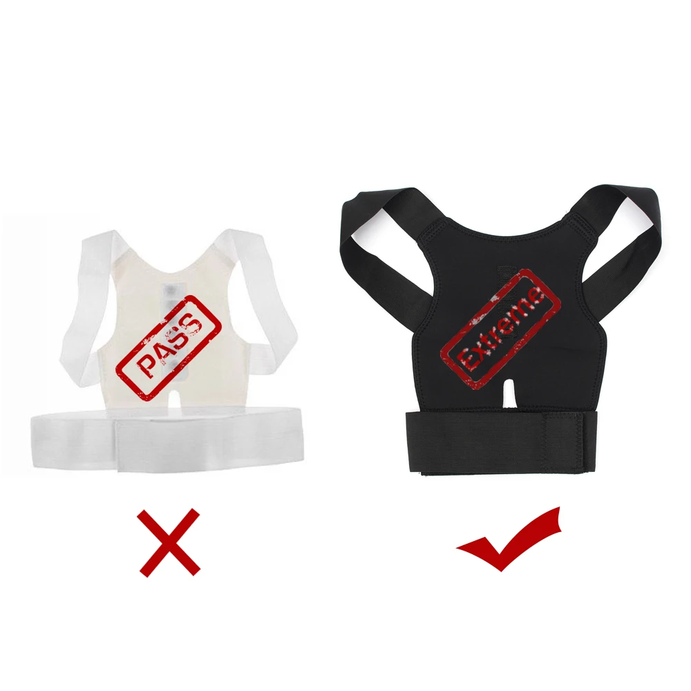 Aptoco новинка для мужчин и женщин Регулируемый магнитный Корректор осанки скобы