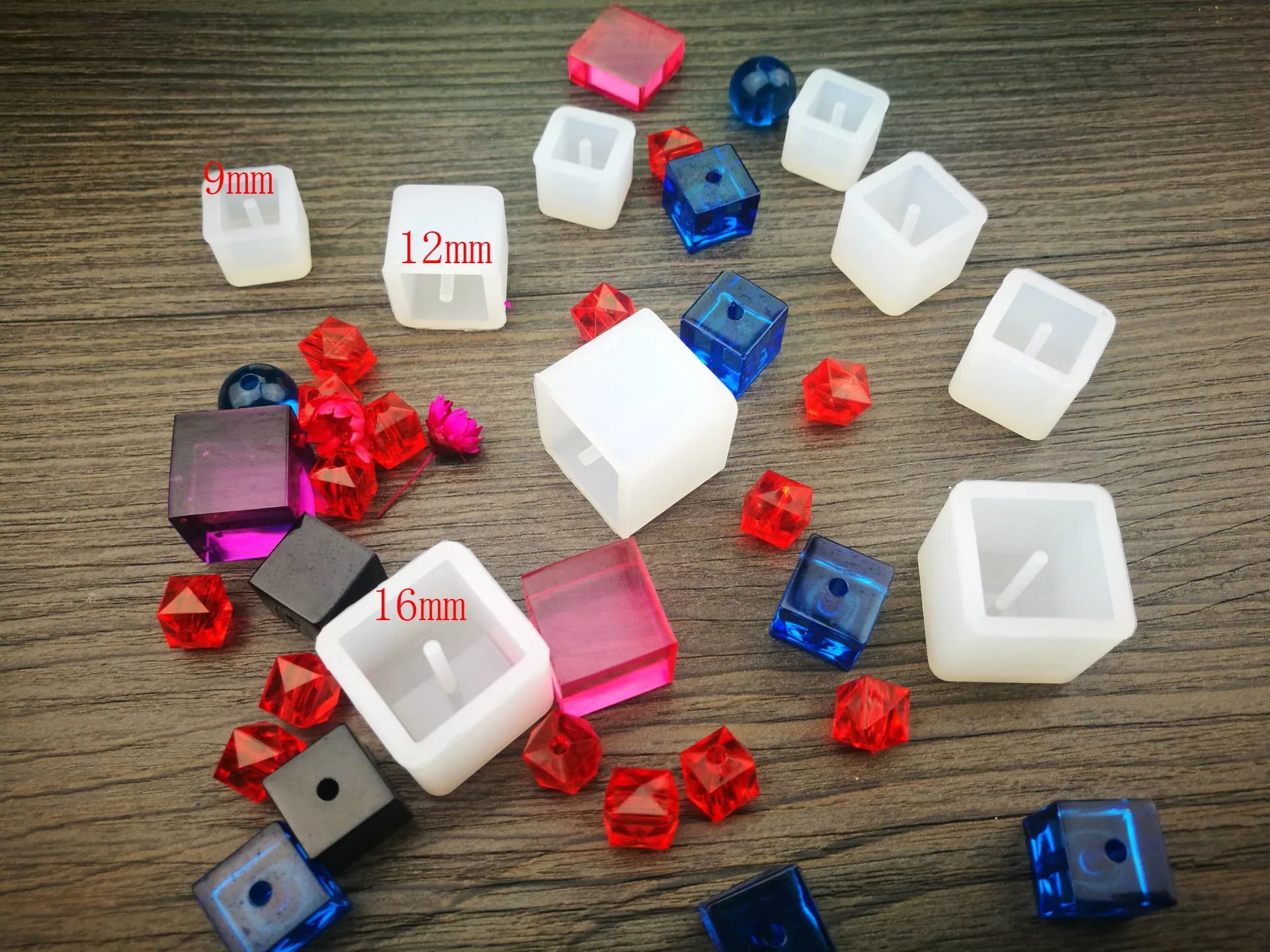 6 видов стилей модные бусины форма для подвески Хрустальная силиконовая