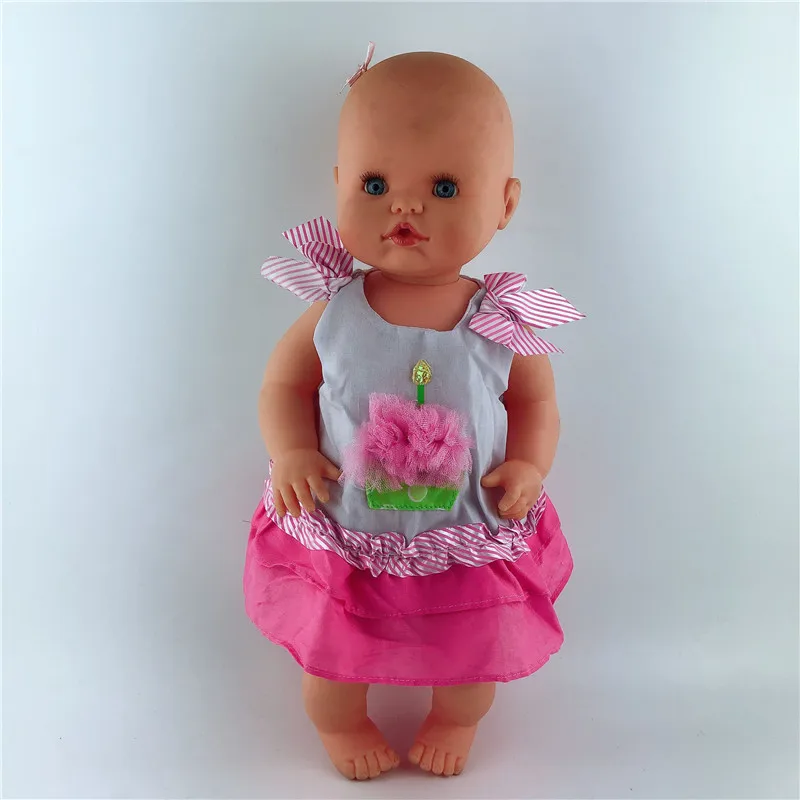 Популярное платье, Одежда для кукол, подходит для 35-42 см, Nenuco, кукла Nenuco su Hermanita, аксессуары для кукол