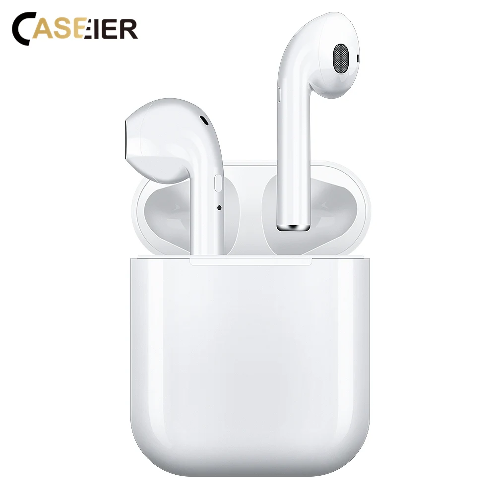 CASEIER Новинка i10 TWS Bluetooth наушники 5 0 беспроводные HIFI микрофон для звонков подходит