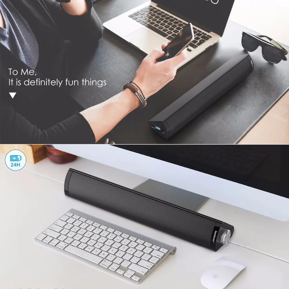 Новый lewinner L099 беспроводной связи bluetooth speaker 20 Вт с Super Bass для телефона компьютера MP3