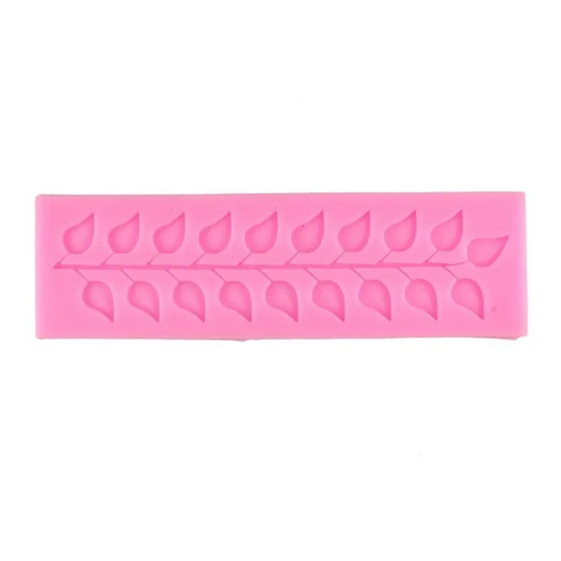 TTLIFE Large Leaf Lace Rectangle Mat Pad Silicone Mold 3D Fondant Cake Baking Decorating Mould Decoration Tools DIY Gifts | Дом и сад