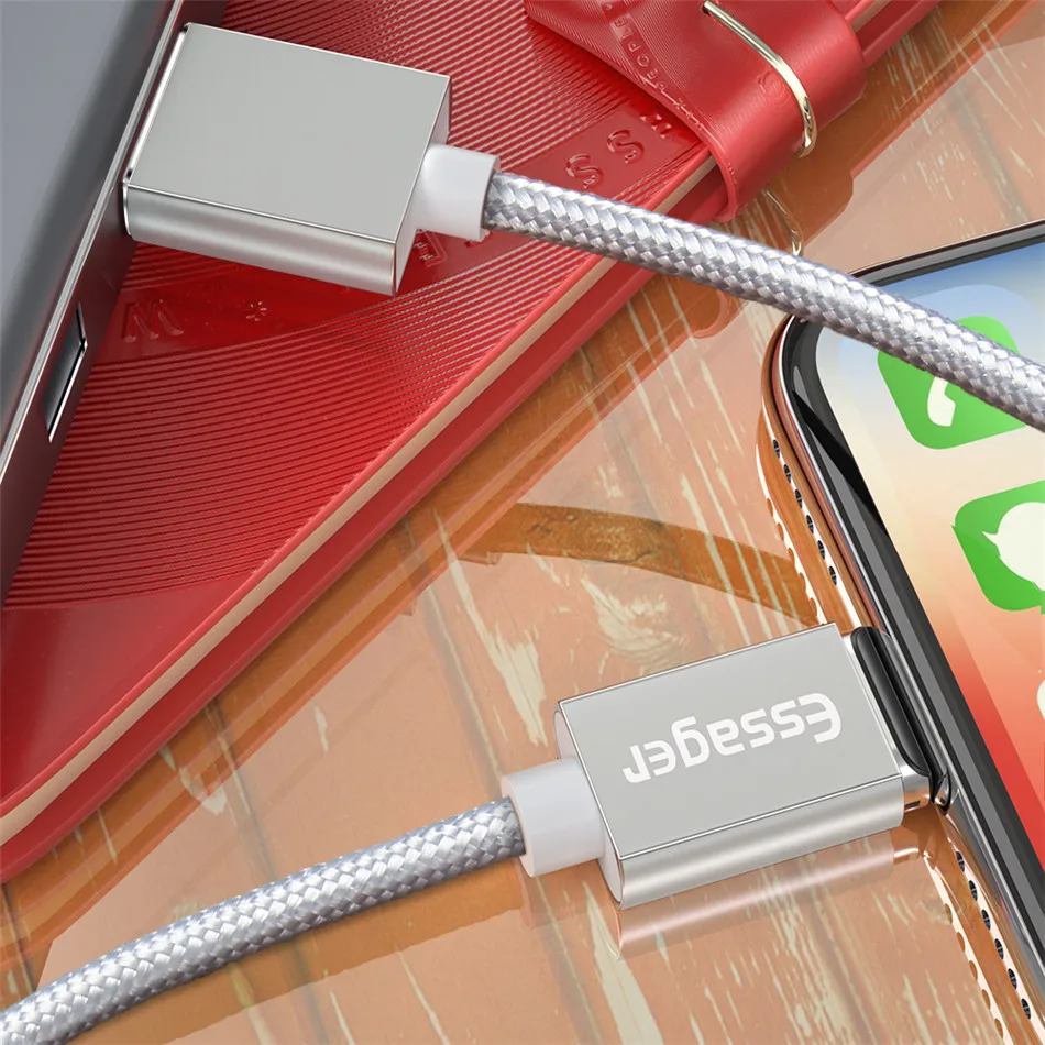 Магнитный кабель Micro USB Essager для iPhone samsung, кабель для быстрой зарядки и передачи данных, магнитный шнур, зарядное устройство, usb type C, 3 м, кабель для мобильного телефона