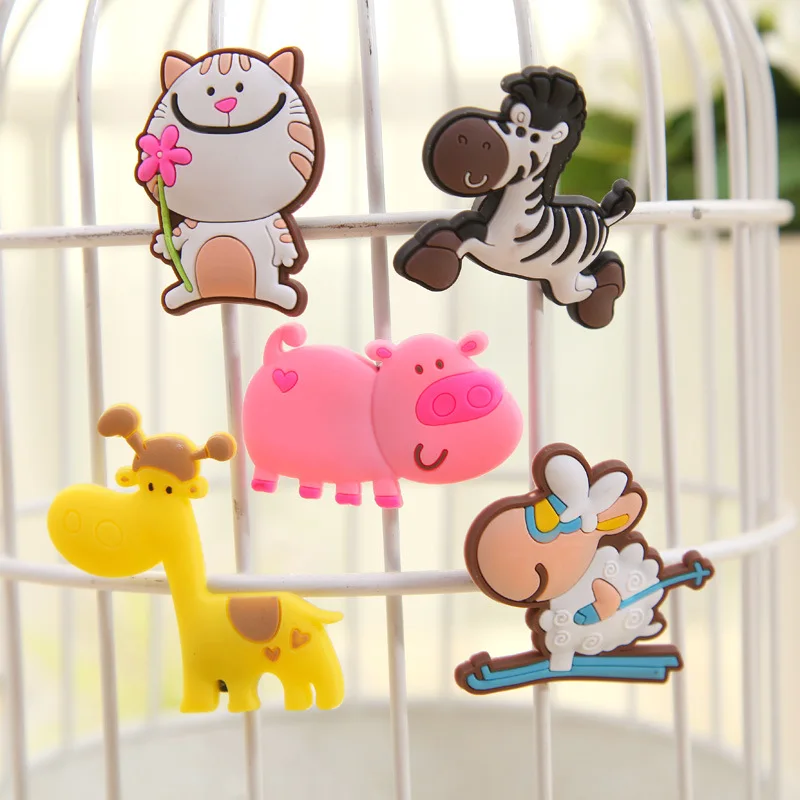 Мультфильм Kawaii животных собака кошка зебра жираф мороженое овца автомобиль