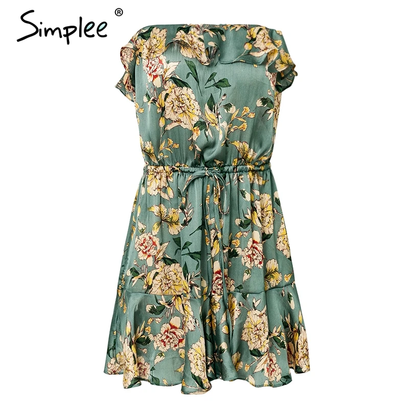 Женский комбинезон Simplee с открытыми плечами женский ромпер 2019 атласный