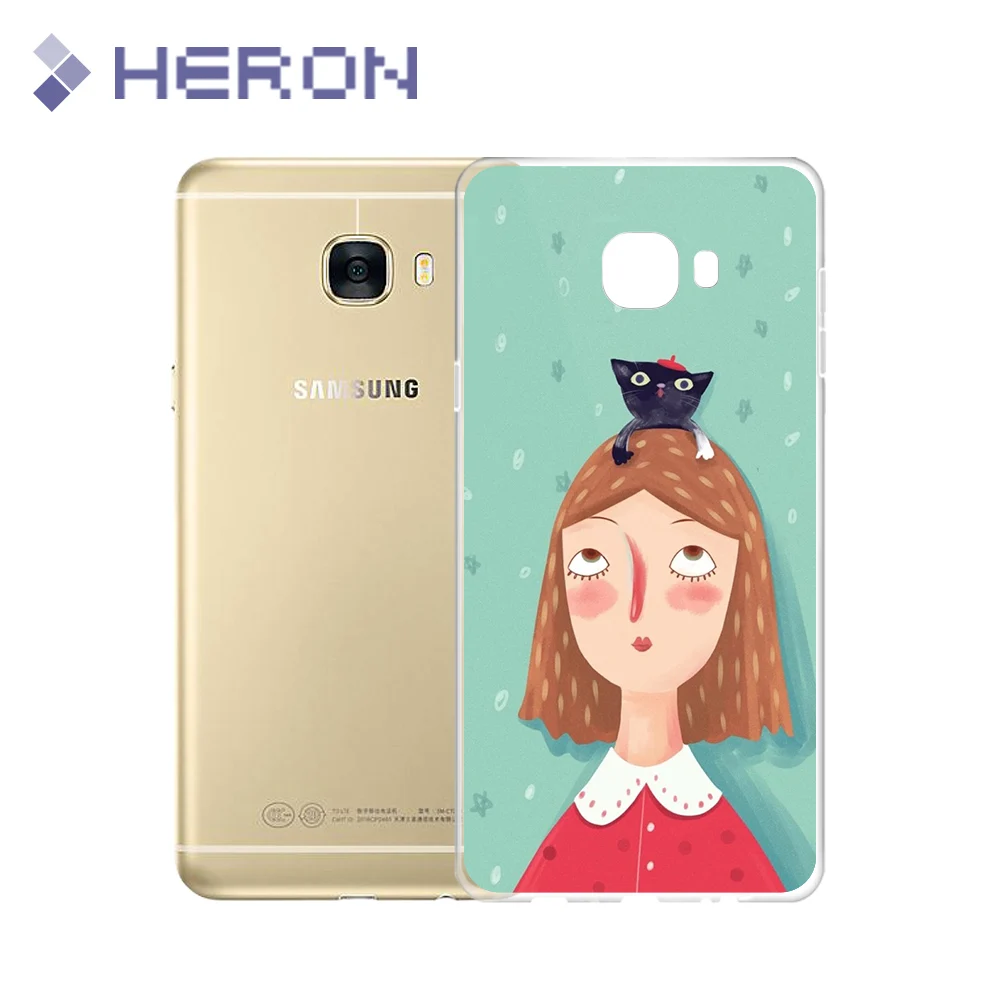 Indie Pop Soft Super Thin TPU Case For Samsung C5 C7 C9 Pro Ultra Transparent Phone Back Cover |