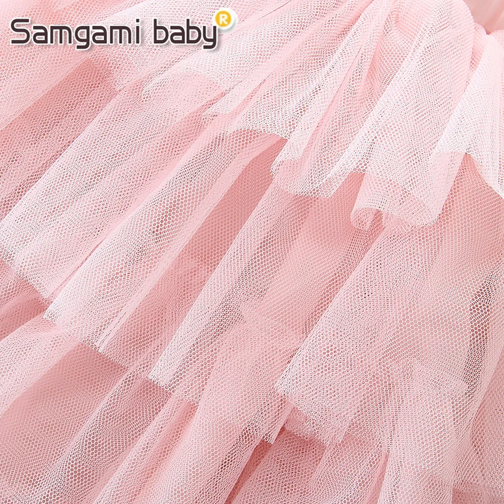 Одинаковые наряды для семьи SAMGAMI платье родителей и детей мамы дочки черный жилет