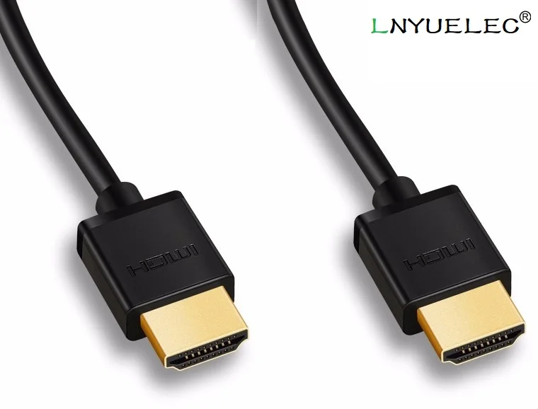 1 м 2 3 5 позолоченный штекер Высокоскоростной HDMI совместимый кабель