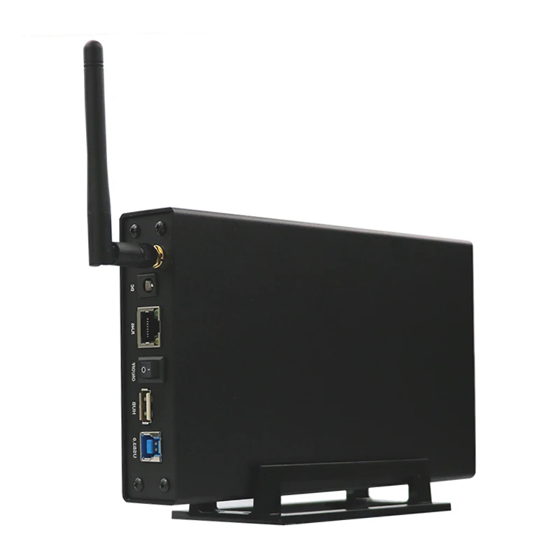 Беспроводной корпус для hdd 3,5 ''sata wifi маршрутизатор расширитель сигнала RJ45 USB 3,0 PC чехол для жесткого диска blueendless