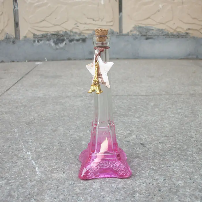 Lucky бутылка со звездочками креативный Эйфелева башня дизайн Желая домашние