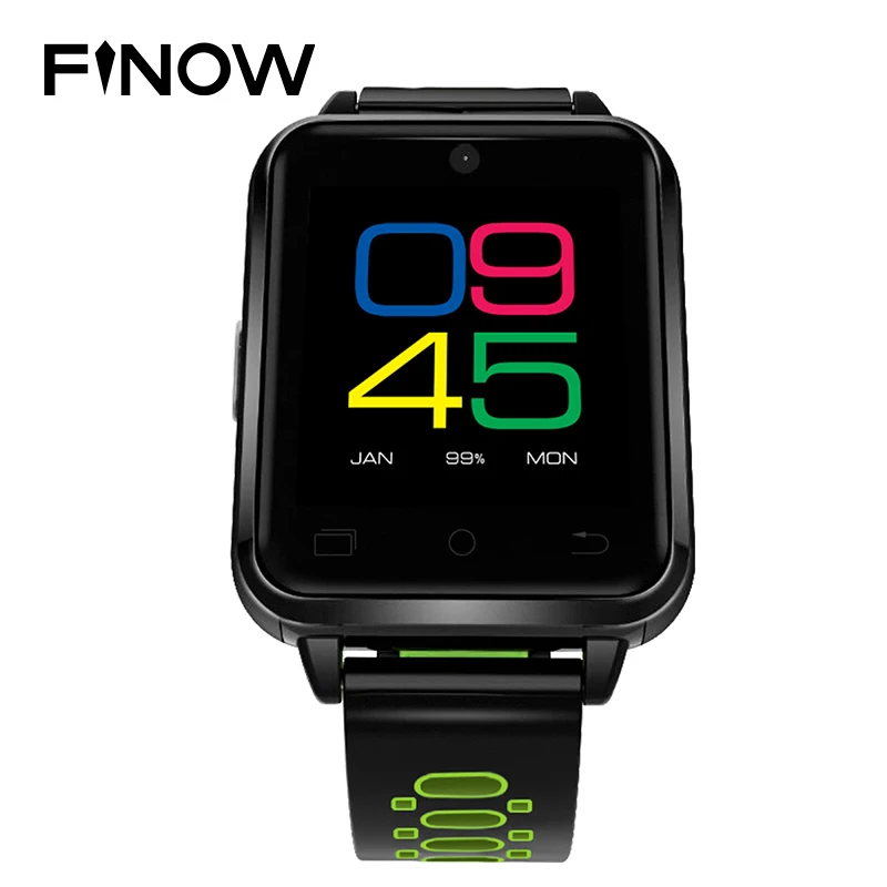 Finow Q1 Pro 4G smart watch Android 6 0 MTK6737 1 ГБ/8 ГБ SmartWatch телефон Heart Rate сим-карты Поддержка |
