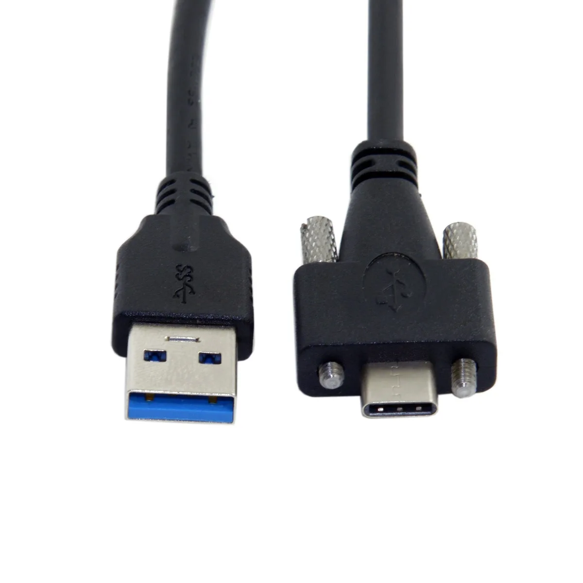 Jimier USB 3.0 Type C двойной винтовой фиксатор для стандартного 3 1 кабель передачи данных