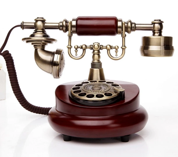 Модный винтажный телефон с вращающимся диском домашний телефон|old fashion telephone|old