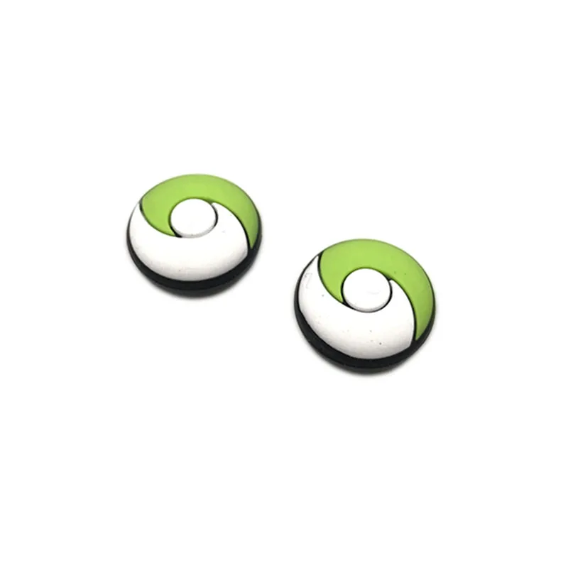 green tai ji Силиконовые аналоговые ручки для большого пальца, 20 шт., колпачки s для переключателя Kind NS JoyCon, Джойстики для джойстика, крышка для джойстика - Цвет: green tai ji