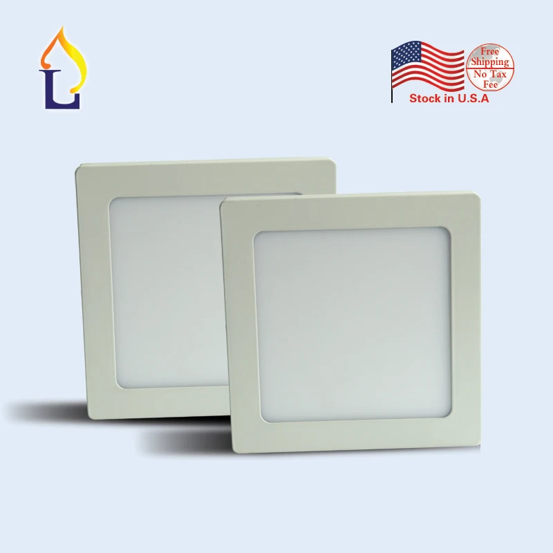 

US stock 20 Pack 6.772"x1.575" 12W 11.811"x1.575" 24W square Led panel Light surface mounted led ceiling down lamp AC110-277V